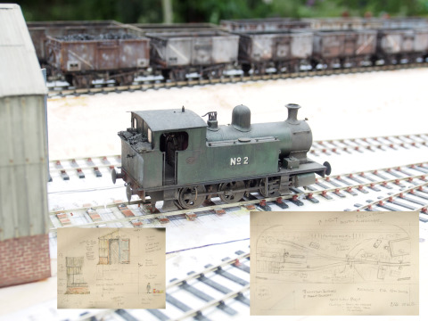 Model railway layout plan by Ian Carswell