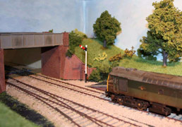 Model railway layout - West End