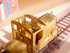 Model of Armstrong Whitworth diesel locomotive