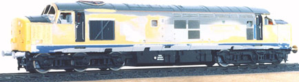 Model diesel locomotive